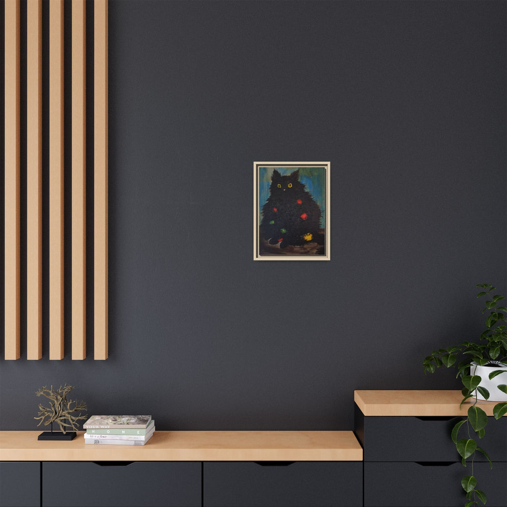 Framed Canvas Print of Undecorating