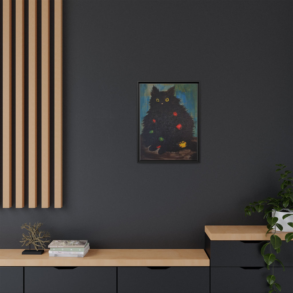 Framed Canvas Print of Undecorating
