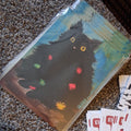 Un-Decorating, Whimsical Black Cat Art Prints (In Multiple Sizes)