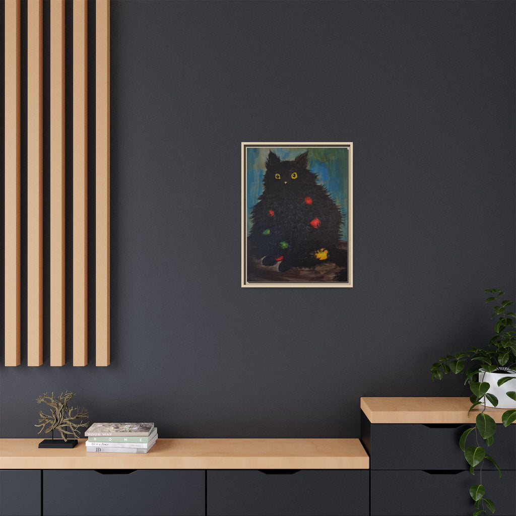 Framed Canvas Print of Undecorating