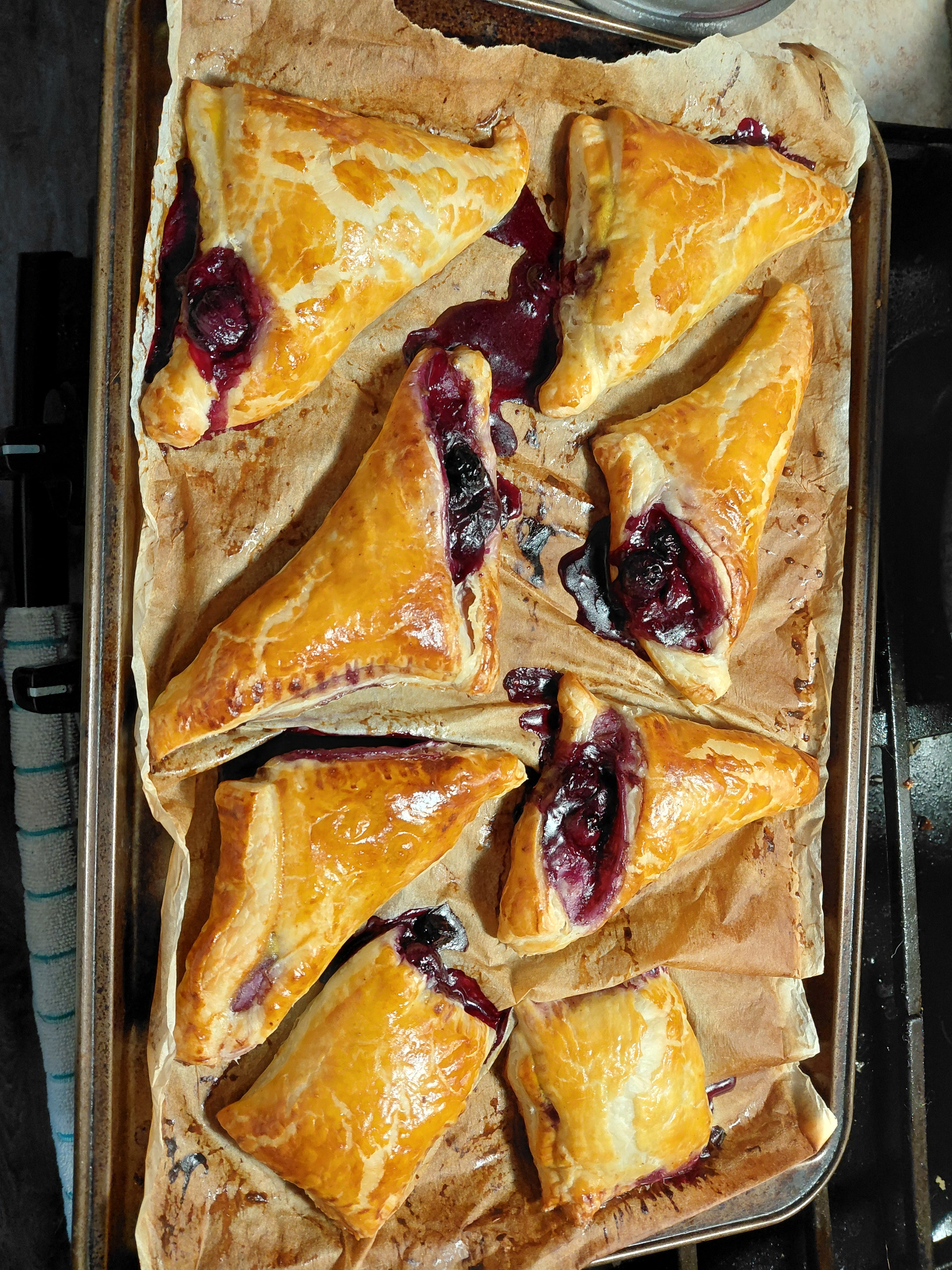 Seasonally flavored turnovers
