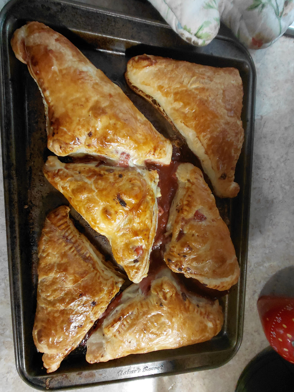 Seasonally flavored turnovers