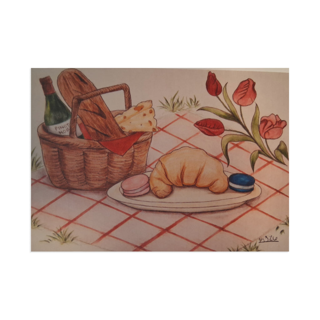 Petals on the Wind Postcard