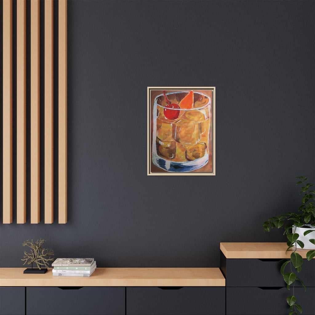 Framed Canvas Print of Old Fashioned