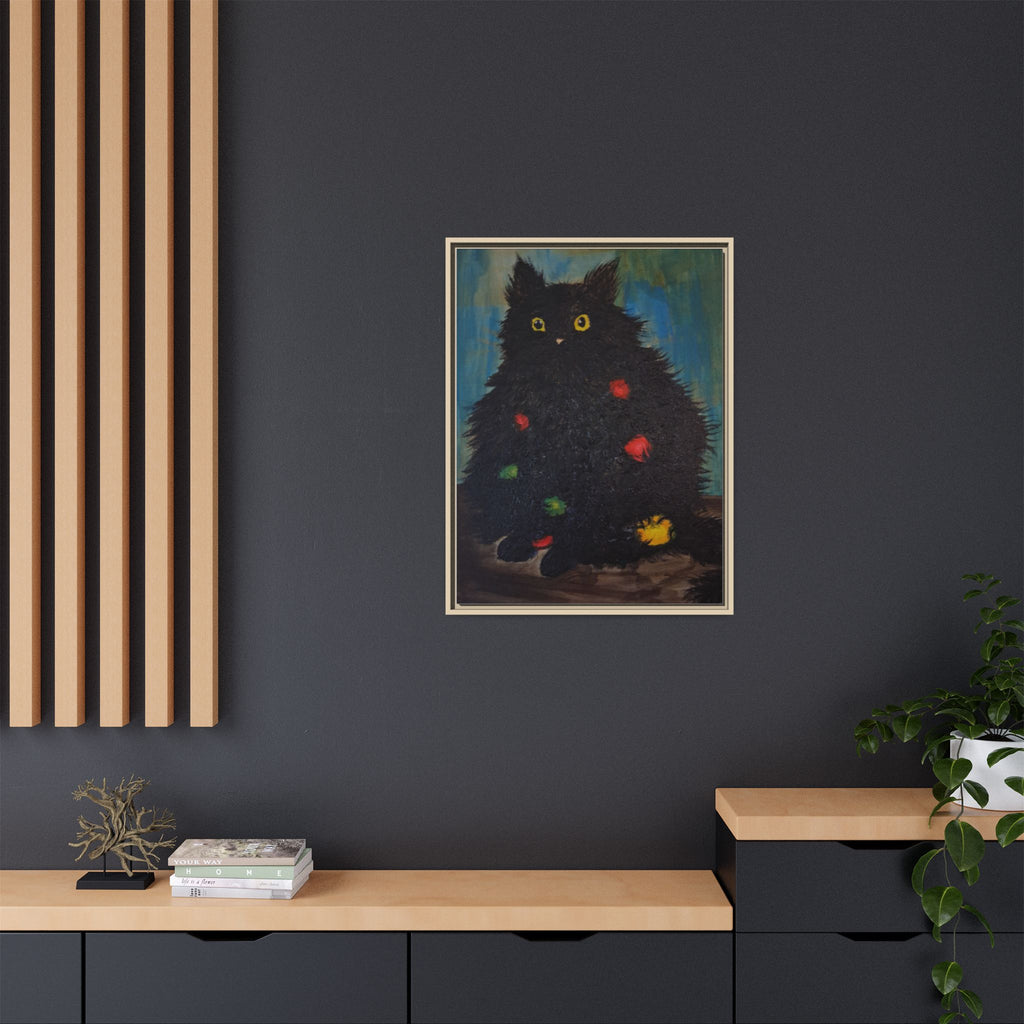 Framed Canvas Print of Undecorating
