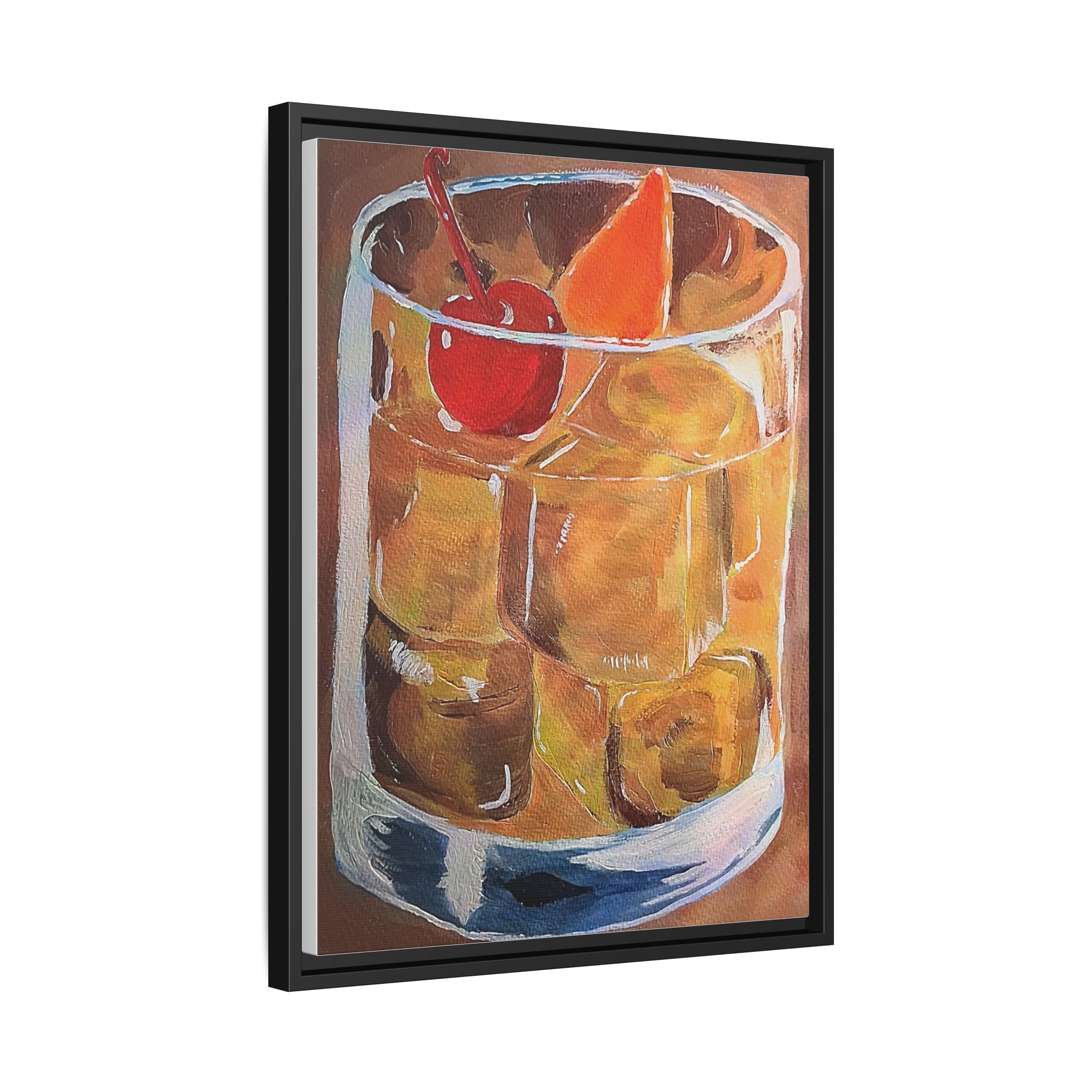 Framed Canvas Print of Old Fashioned
