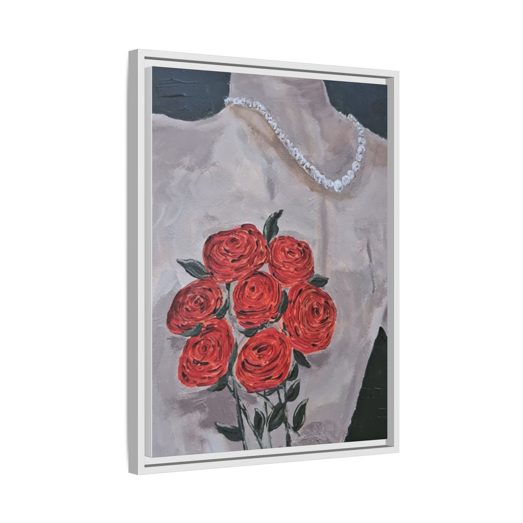 Framed Canvas Print of A Gift to a Lover