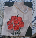 A Gift To A Lover, Acrylic Painting Original, Woman Series