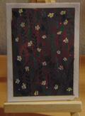 Floating Flora, ACEO Acrylic, Floral Series