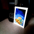 French Morning, ACEO Acrylic, Breakfast Series
