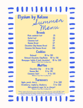 Summer Menu