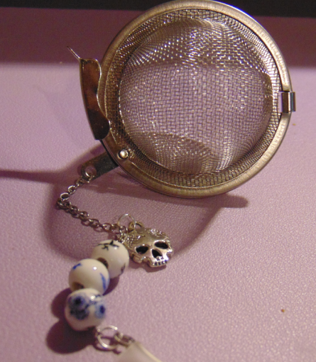 Beaded Re-Usable, Stainless Steel Teabags
