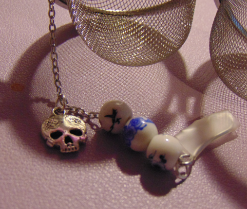 Beaded Re-Usable, Stainless Steel Teabags